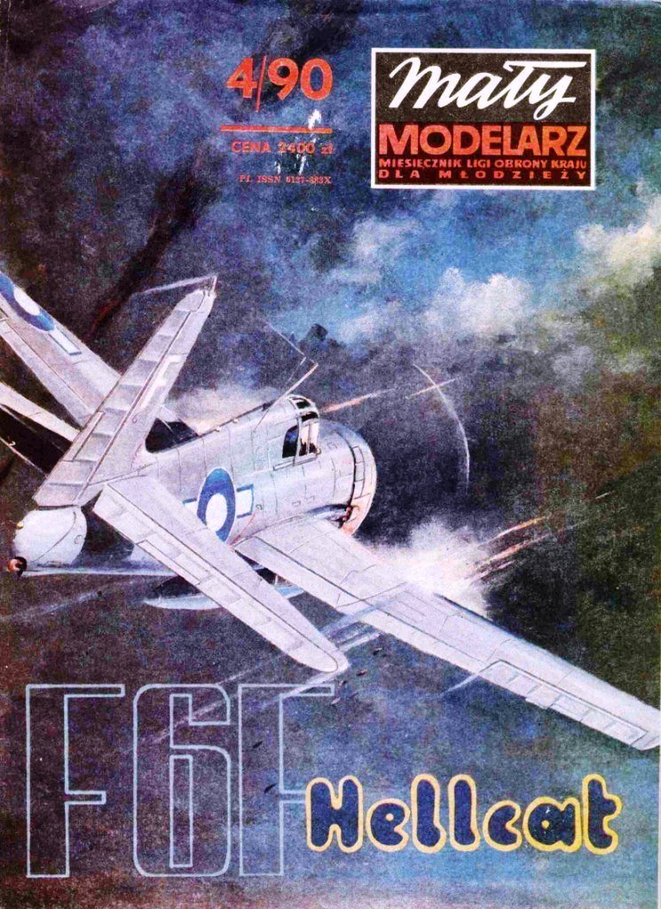 Maly Modelarz - 4/1990 - Палубный истребитель Grumman F6F-3 Hellcat
