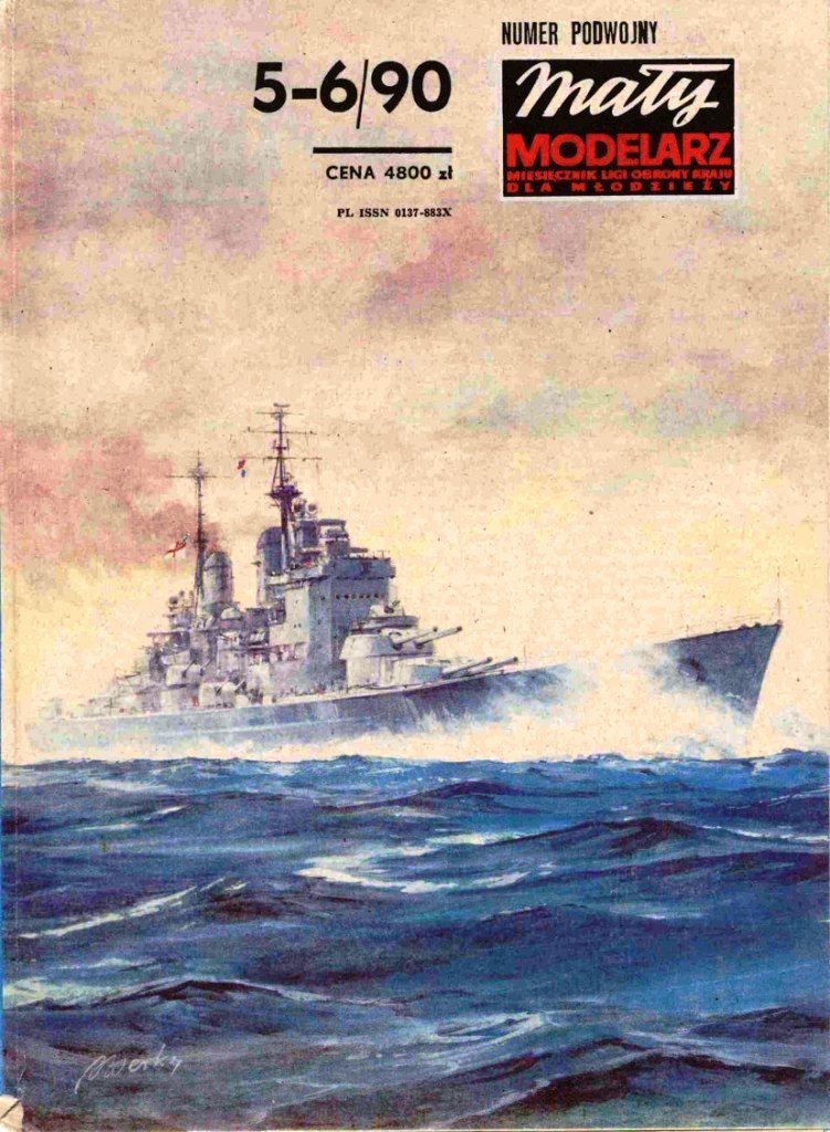 Maly Modelarz - 5-6/1990 - Линейный корабль HMS Vanguard
