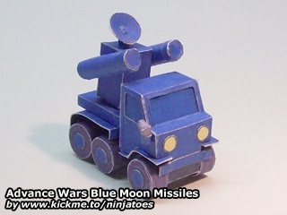 Зенитная установка Blue Moon Missiles (Advance Wars)