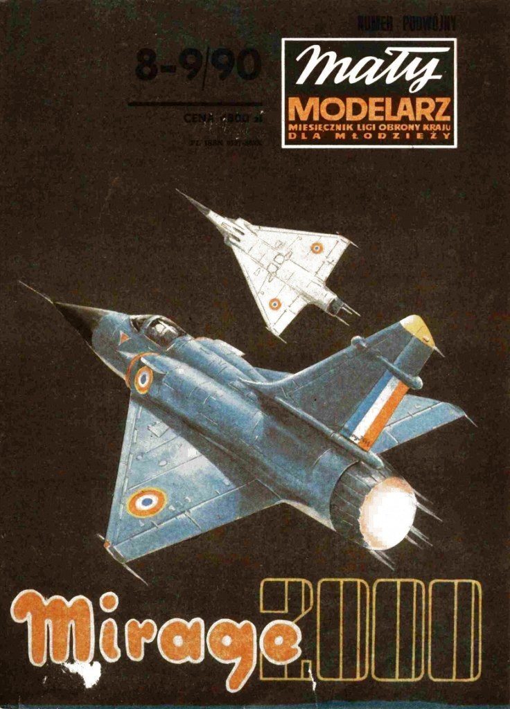 Maly Modelarz - 8-9/1990 - Истребитель Dassault Mirage 2000