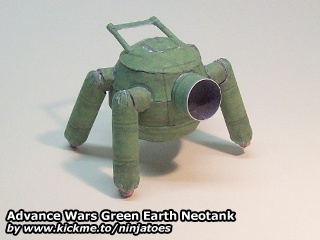 Танк Green Earth Neotank (Advance Wars)
