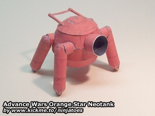 Танк Orange Star Neotank (Advance Wars)