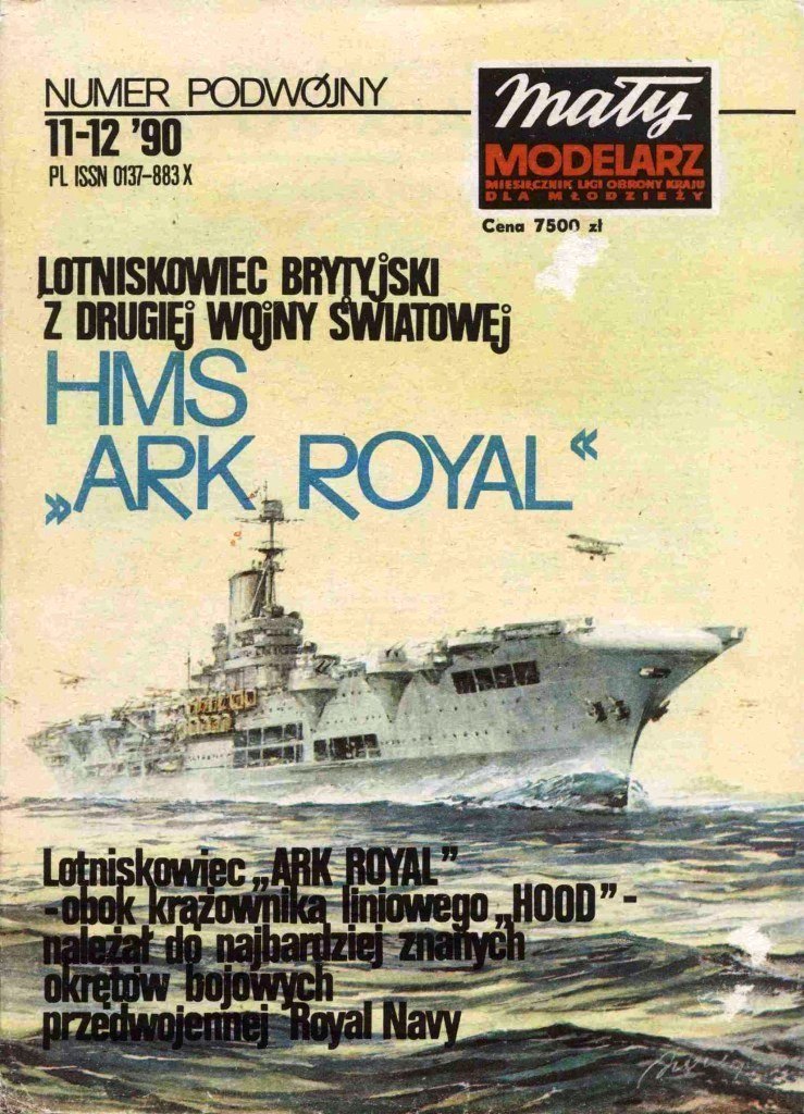 Maly Modelarz - 11-12/1990 - Авианосец HMS Ark Royal