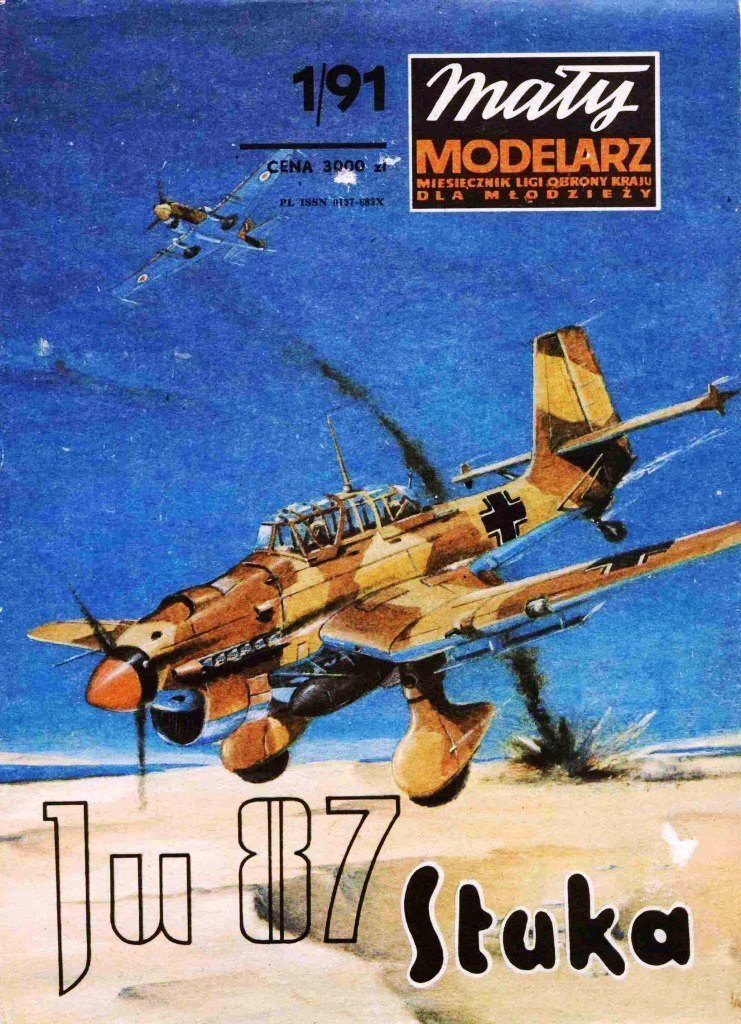 Maly Modelarz - 1/1991 - Пикирующий бомбардировщик Junkers Ju.87B Stuka