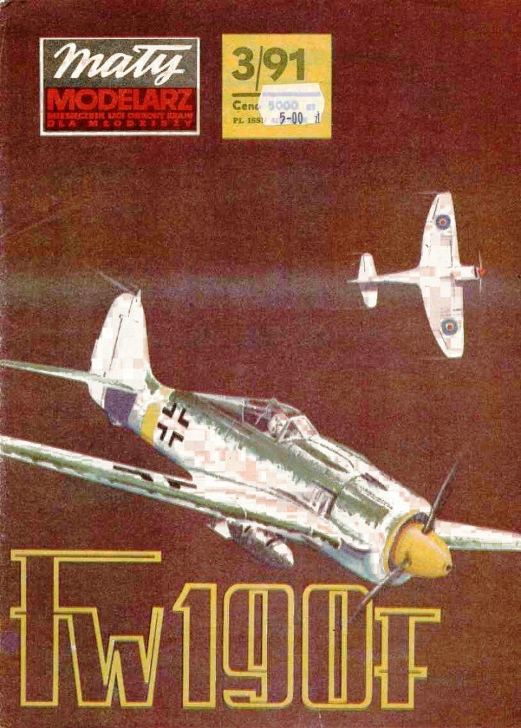 Maly Modelarz - 3/1991 - Истребитель Focke-Wulf Fw 190 Wurger