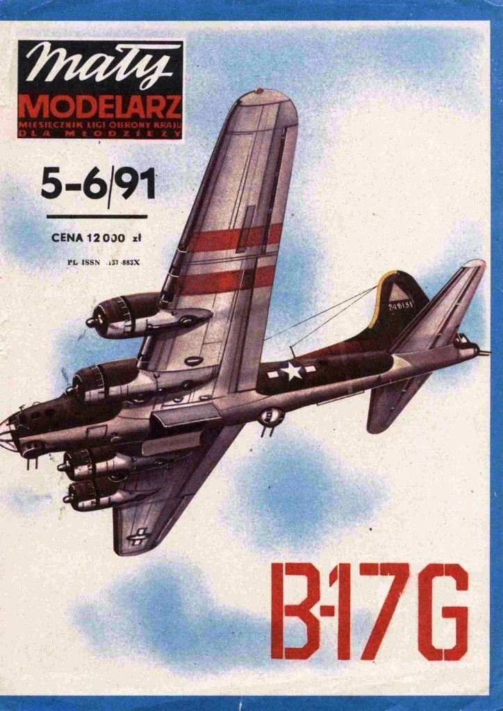 Maly Modelarz - 5-6/1991 - Бомбардировщик Boeing B-17G Flying Fortress