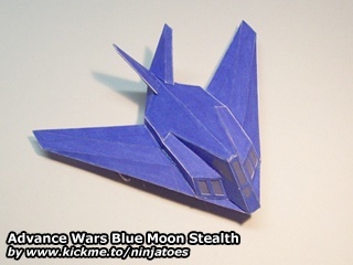 Стелс-истребитель Blue Moon Stealth Fighter (Advance Wars)