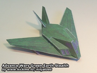 Стелс-истребитель Green Earth Stealth Fighter (Advance Wars)