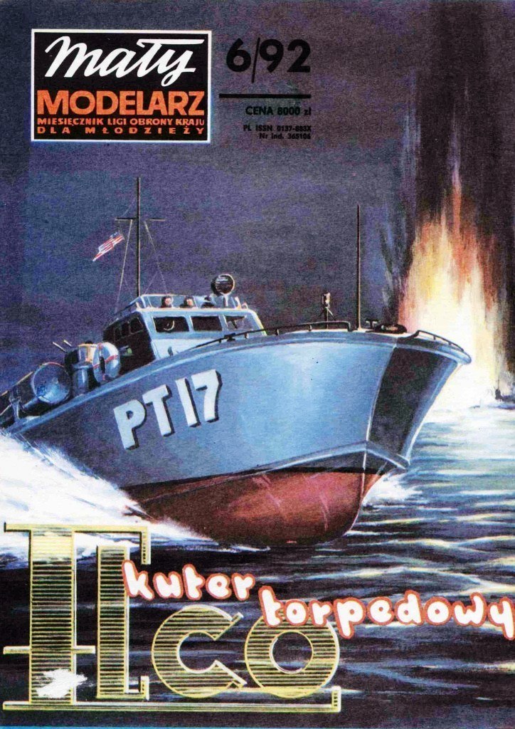 Maly Modelarz - 6/1992 - Торпедный катер Elco PT 17