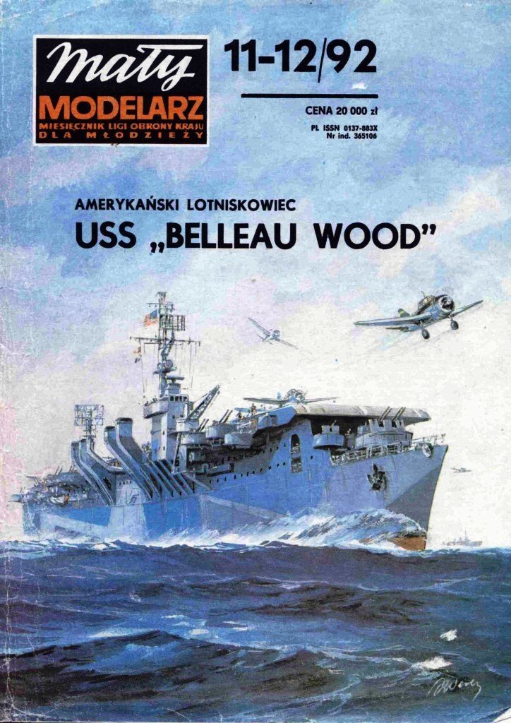 Maly Modelarz - 11-12/1992 - Авианосец USS Belleau Wood
