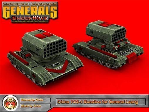 Тяжёлая огнемётная система ТОС-1 Буратино (Command & Conquer)