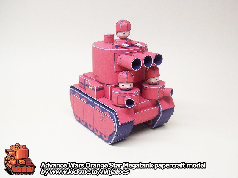 Танк Orange Star Megatank (Advance Wars)