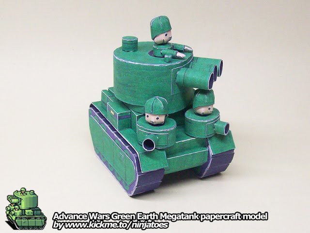 Танк Green Earth Megatank (Advance Wars)
