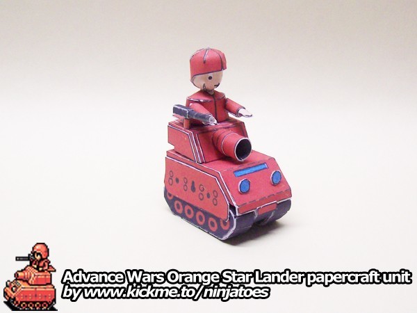 Танк Orange Star Tank (Advance Wars)