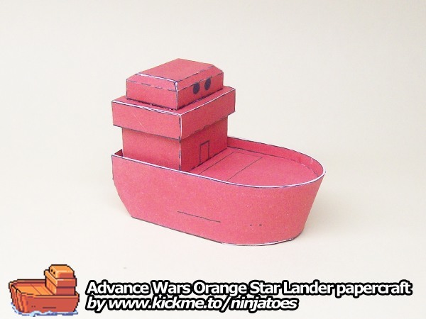 Десантный корабль Orange Star Lander (Advance Wars)