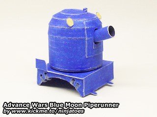 Пушка Blue Moon Piperunner (Advance Wars)