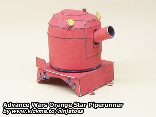 Пушка Orange Star Piperunner (Advance Wars)