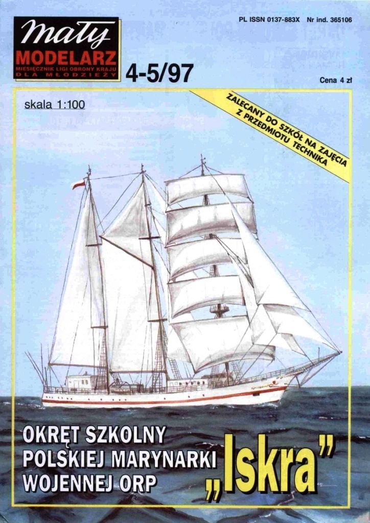 Maly Modelarz - 4-5/1997 - Учебное судно ORP Iskra