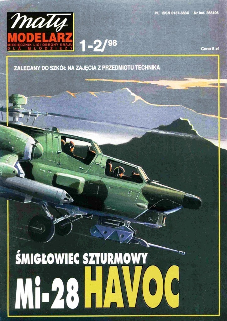 Maly Modelarz - 1-2/1998 - Вертолет Ми-28