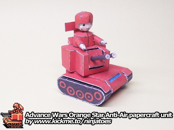 Зенитная установка Orange Star Anti-Air (Advance Wars)