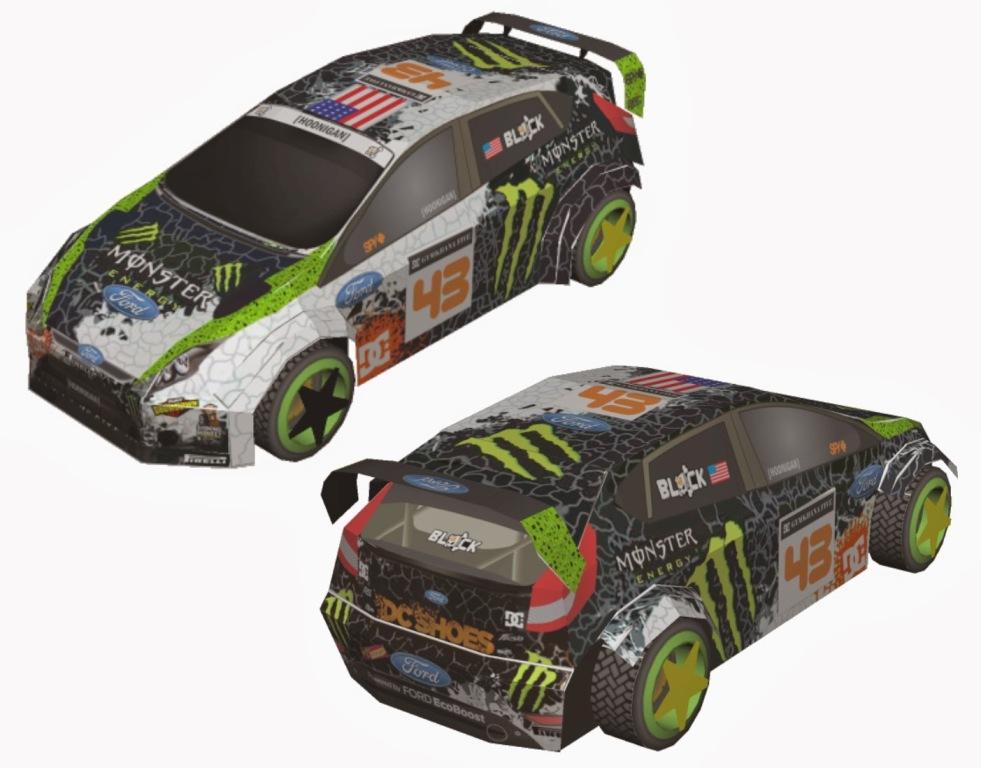 Автомобиль Ford Fiesta WRC Кена Блока