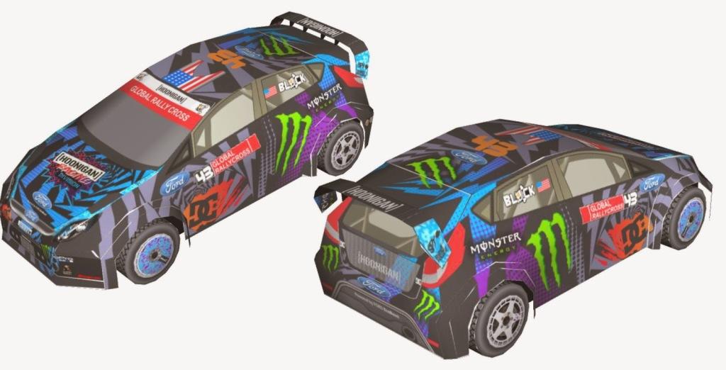 Автомобиль Ford Fiesta WRC 2013 Кена Блока