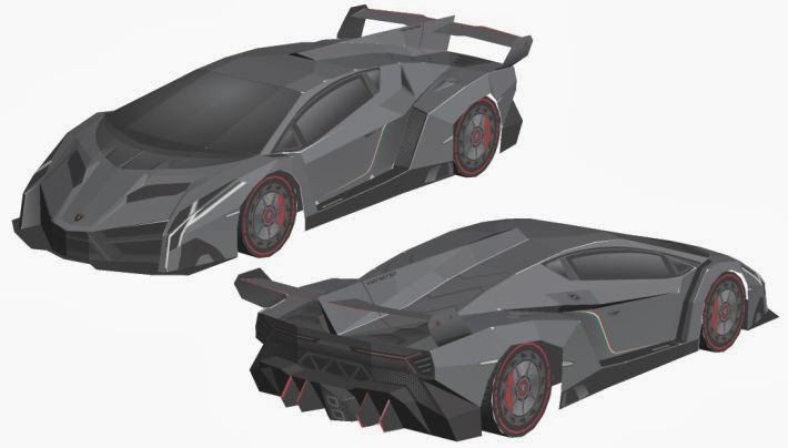Автомобиль Lamborghini Veneno