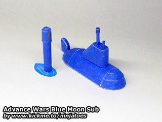 Подводная лодка Blue Moon Sub (Advance Wars)