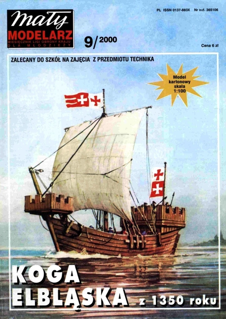 Maly Modelarz - 9/2000 - Эльблонгский когг (1350)