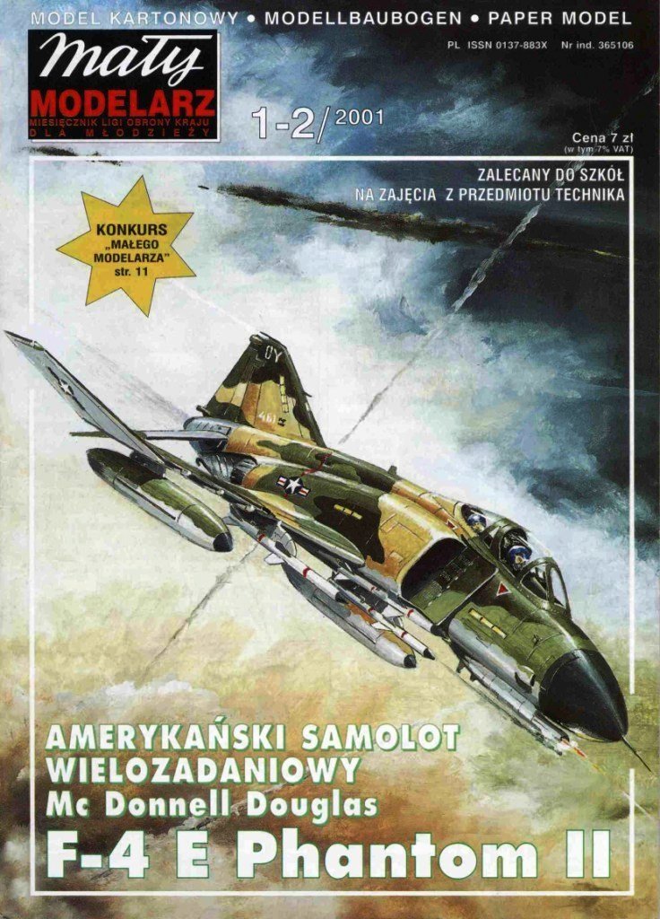 Maly Modelarz - 1-2/2001 - Истребитель-бомбардировщик McDonnell Douglas F-4 Phantom II