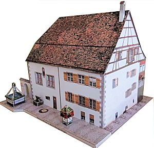 Дом гильдии ткачей (Ванген-им-Алльгой), масштаб 1:87