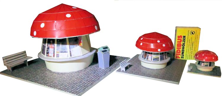 Грибной киоск (Ванген-им-Алльгой, Германия), масштаб 1:45