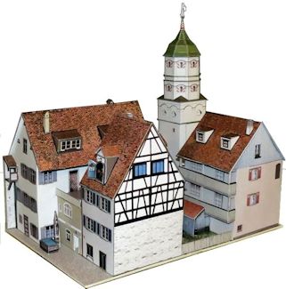 Пороховая башня (Ванген-им-Алльгой, Германия), масштаб 1:87