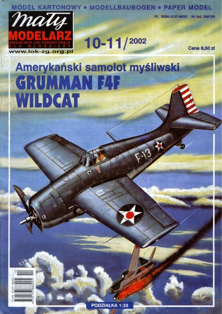 Maly Modelarz - 10-11/2002 - Истребитель Grumman F4F Wildcat
