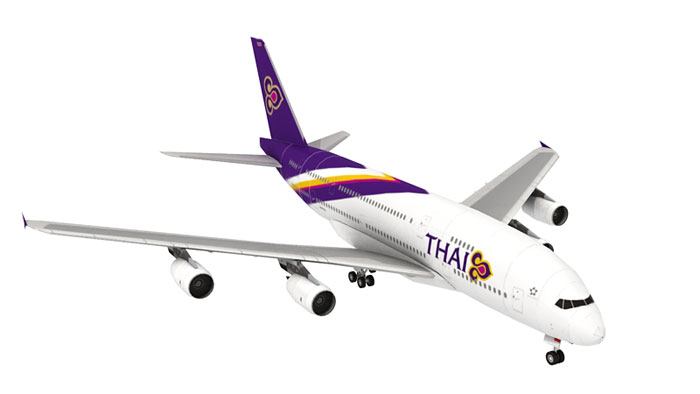 Авиалайнер Airbus A380-800 Thai Airways