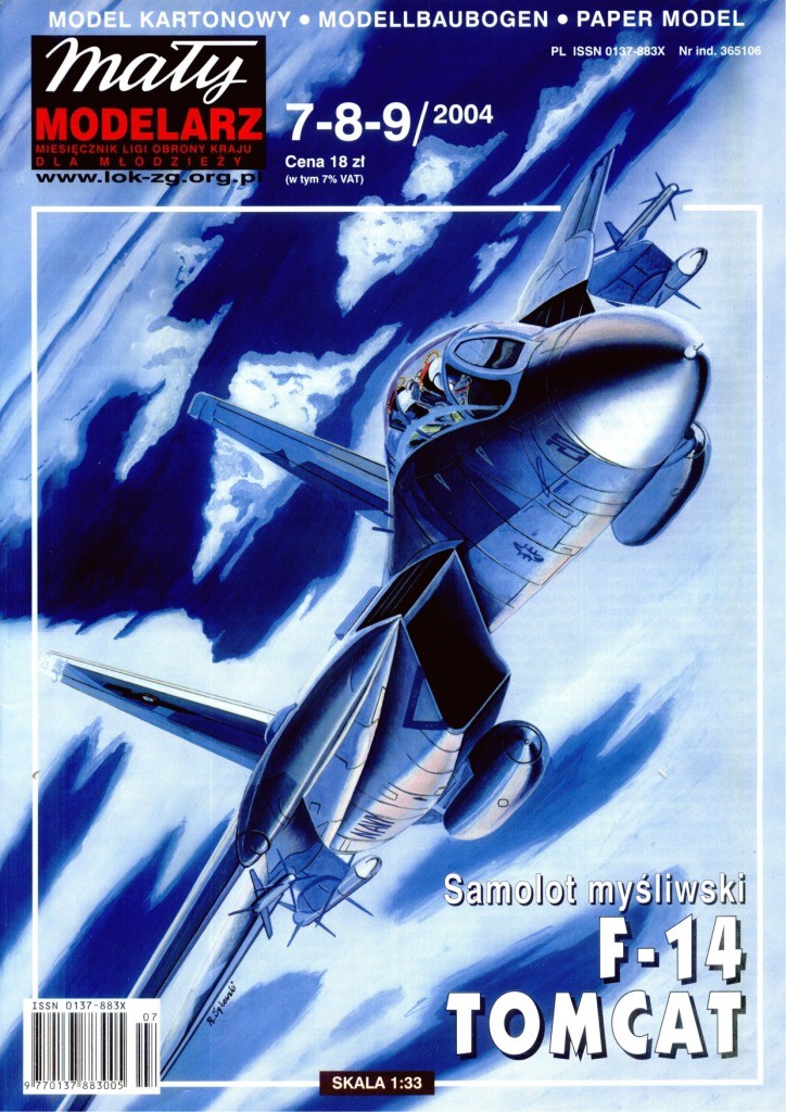 Maly Modelarz - 7-8-9/2004 - Палубный истребитель Grumman F-14 Tomcat
