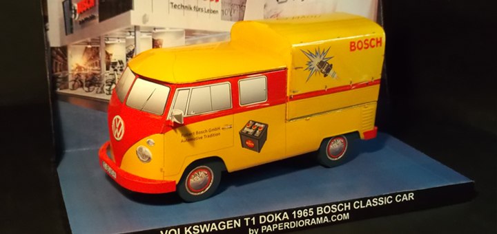 Автомобиль Volkswagen T1 Bosch Testimonial Diecast
