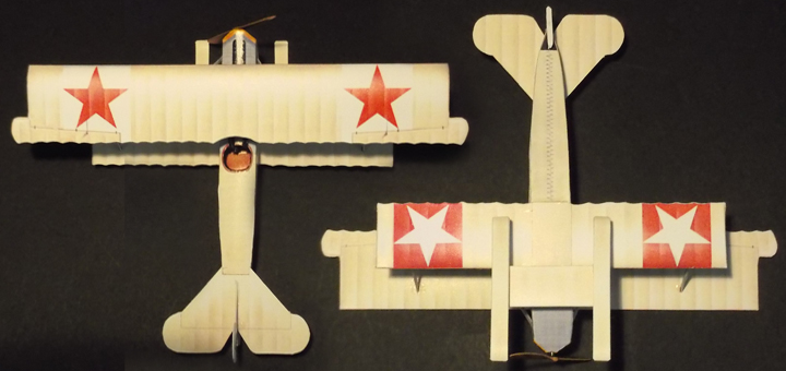 Бумажная модель Самолет Fokker Fokker D.VII