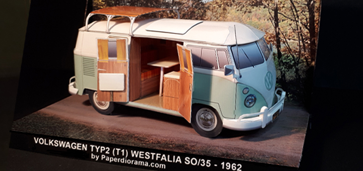 Автомобиля Volkswagen Type 2 T1 Westfalia Camper