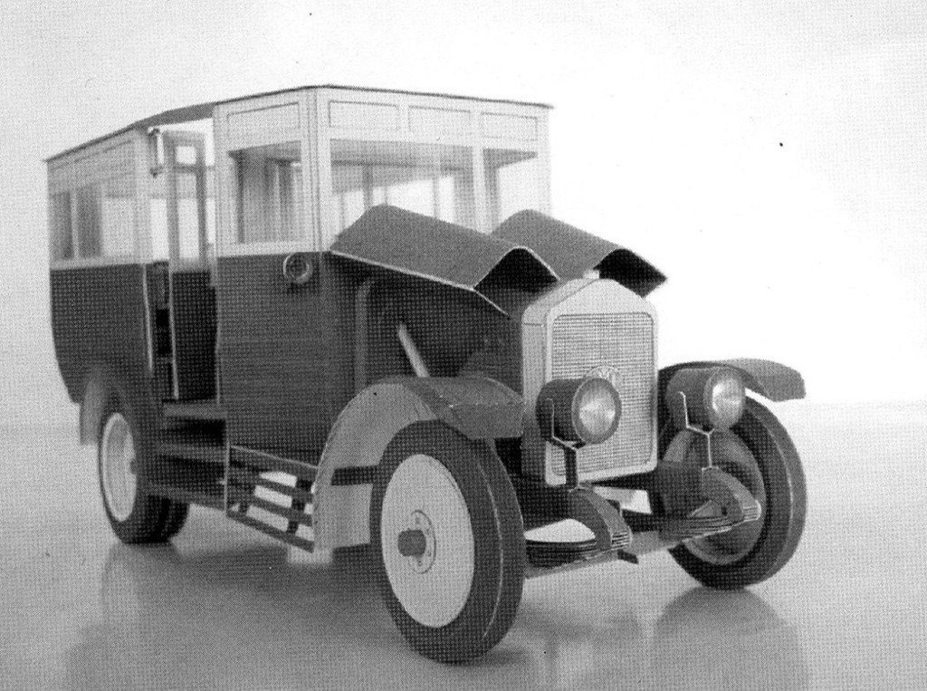 Журнал Бумажное моделирование - 14 - Автобус АМО-Ф-15