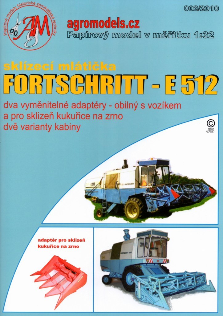 Agromodels - 02 - Зерноуборочный комбайн Fortschritt E 512