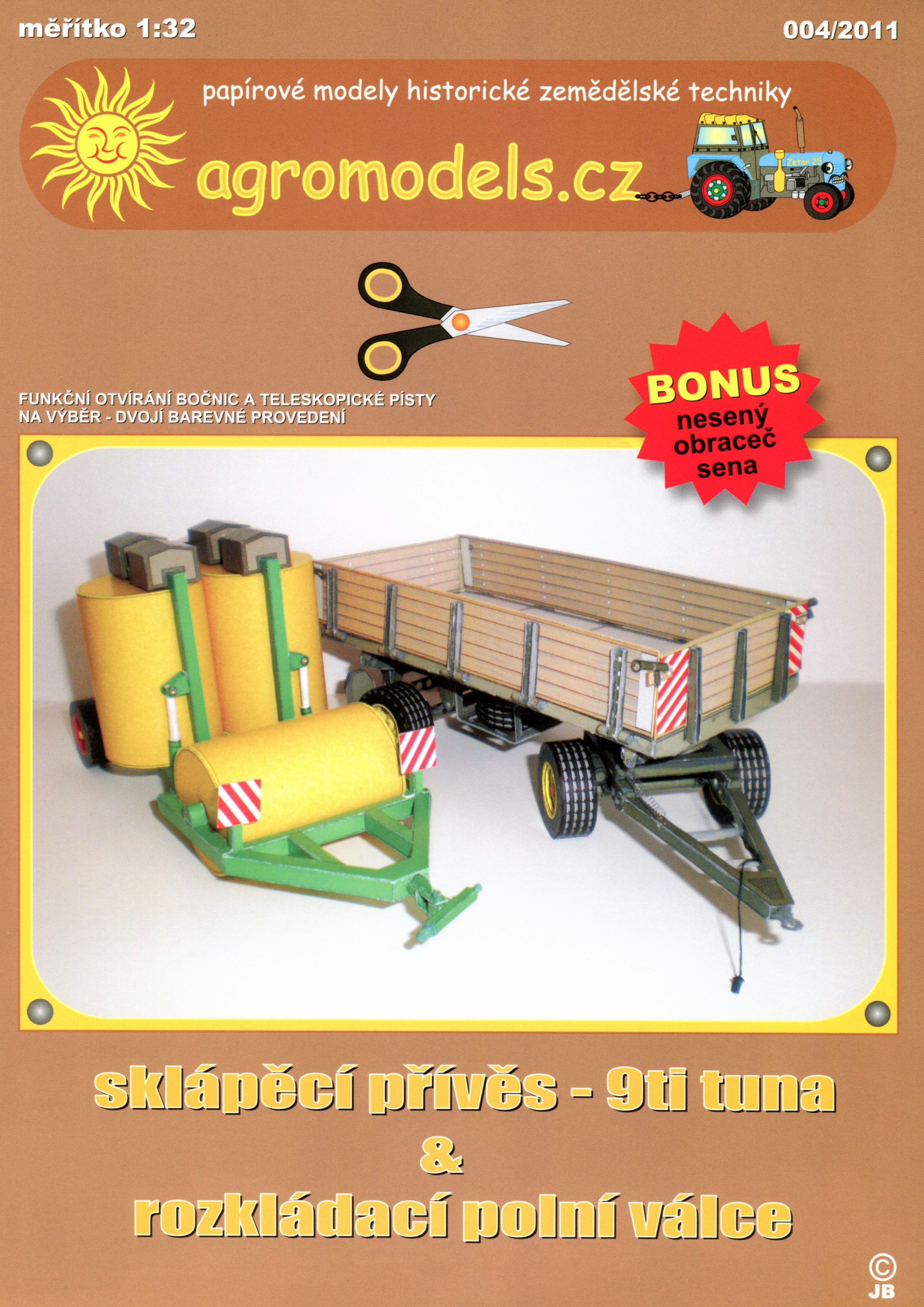 Agromodels - 04 - Прицеп тракторный самосвальный и складные полевые катки