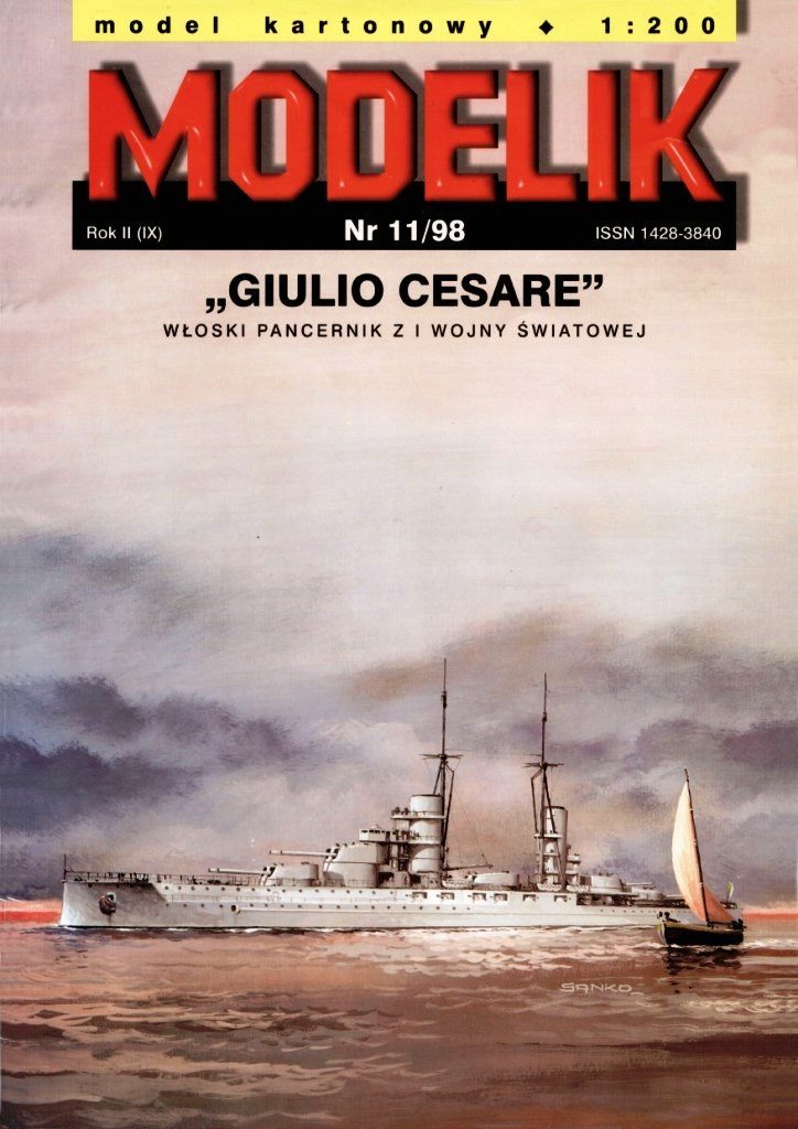 Modelik - 11/1998 - Линкор Giulio Cesare