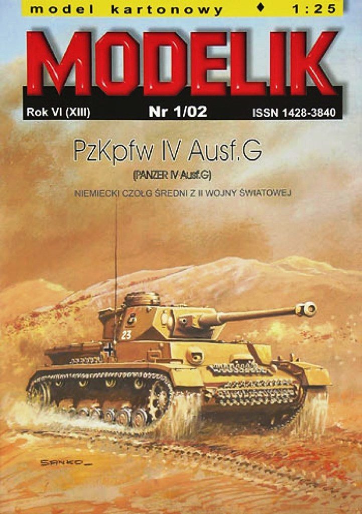 Modelik - 1/2002 - Танк Pzkpfw IV Ausf.G