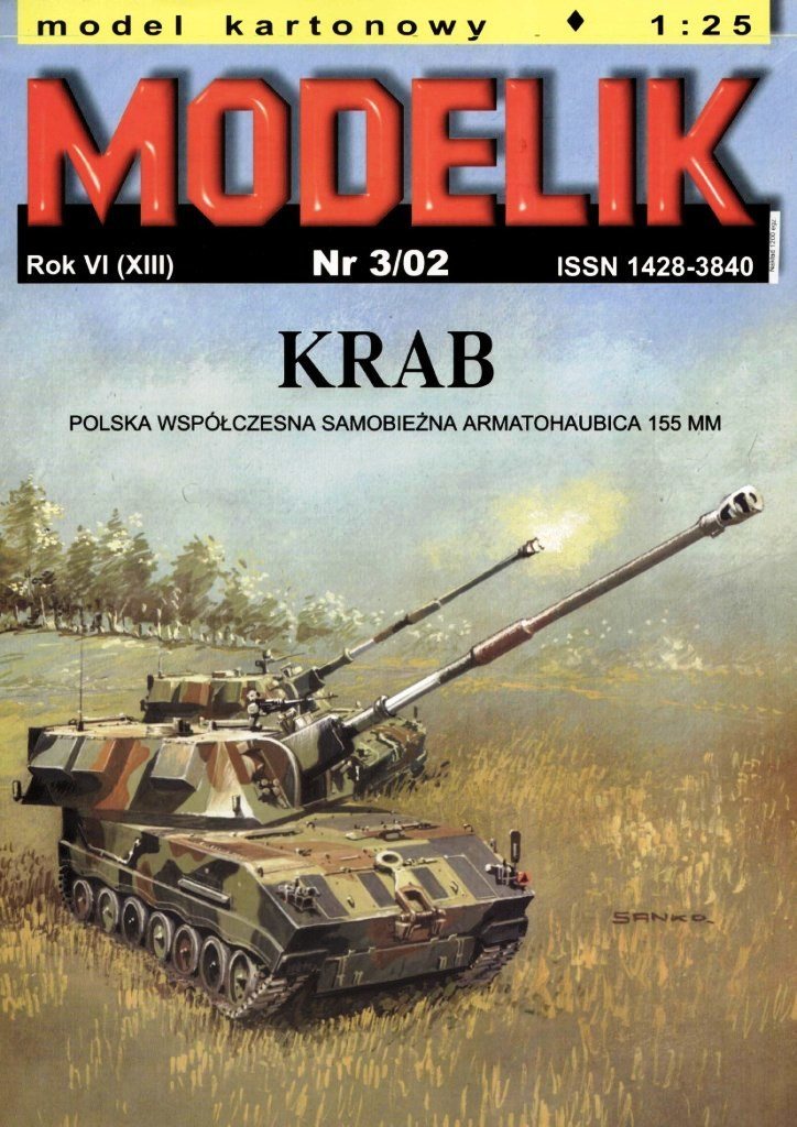 Modelik - 3/2002 - Самоходная установка AHS Krab