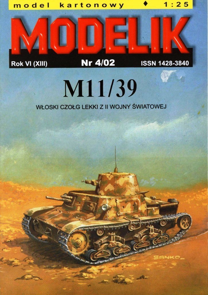 Modelik - 4/2002 - Танк M11/39