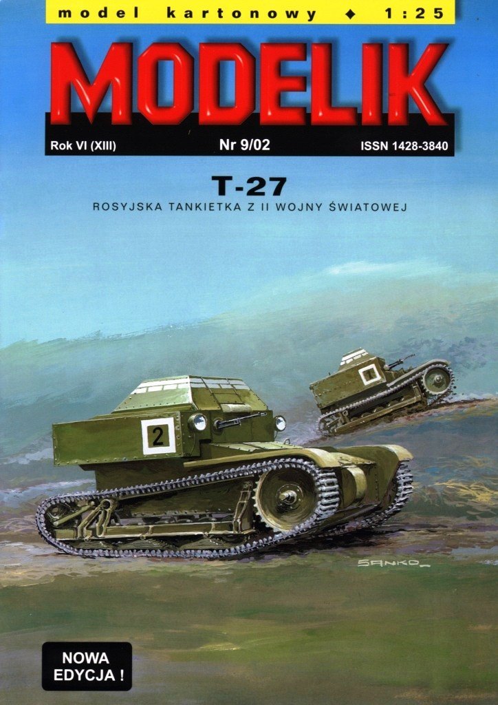 Modelik - 9/2002 - Танкетка Т-27
