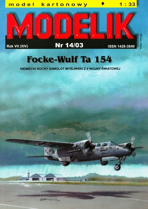 Modelik - 14/2003 - Истребитель Focke-Wulf Ta 154