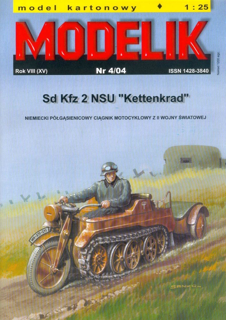 Modelik - 4/2004 - Полугусеничный мотоцикл SdKfz 2