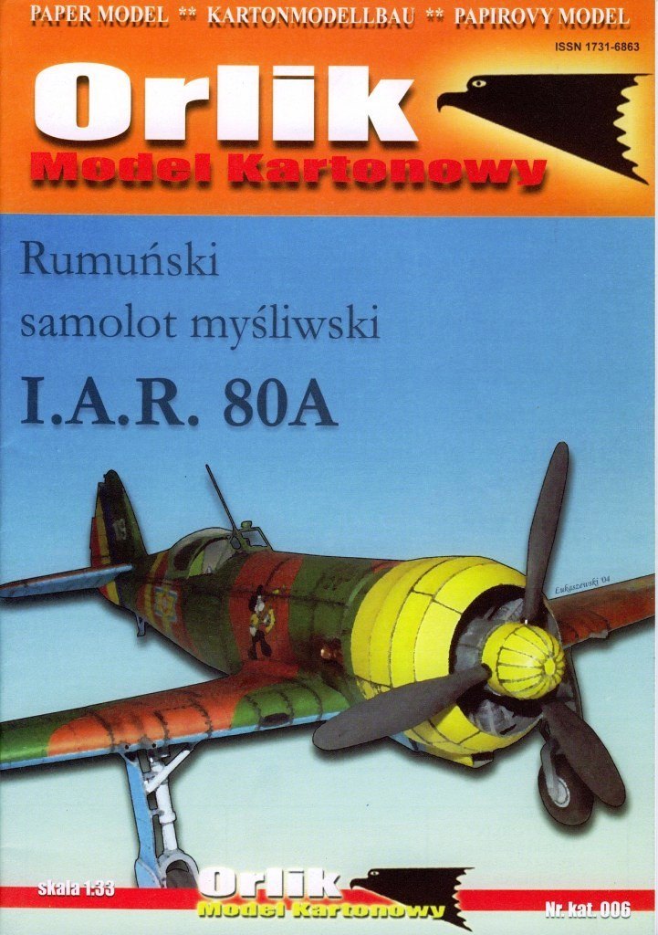 Orlik - 006 - Истребитель IAR 80A